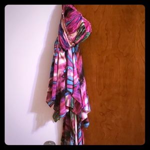 Multi colored prom dress